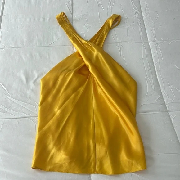 NWOT Veronica Beard Stuart Charmeuse Top - Picture 1 of 5